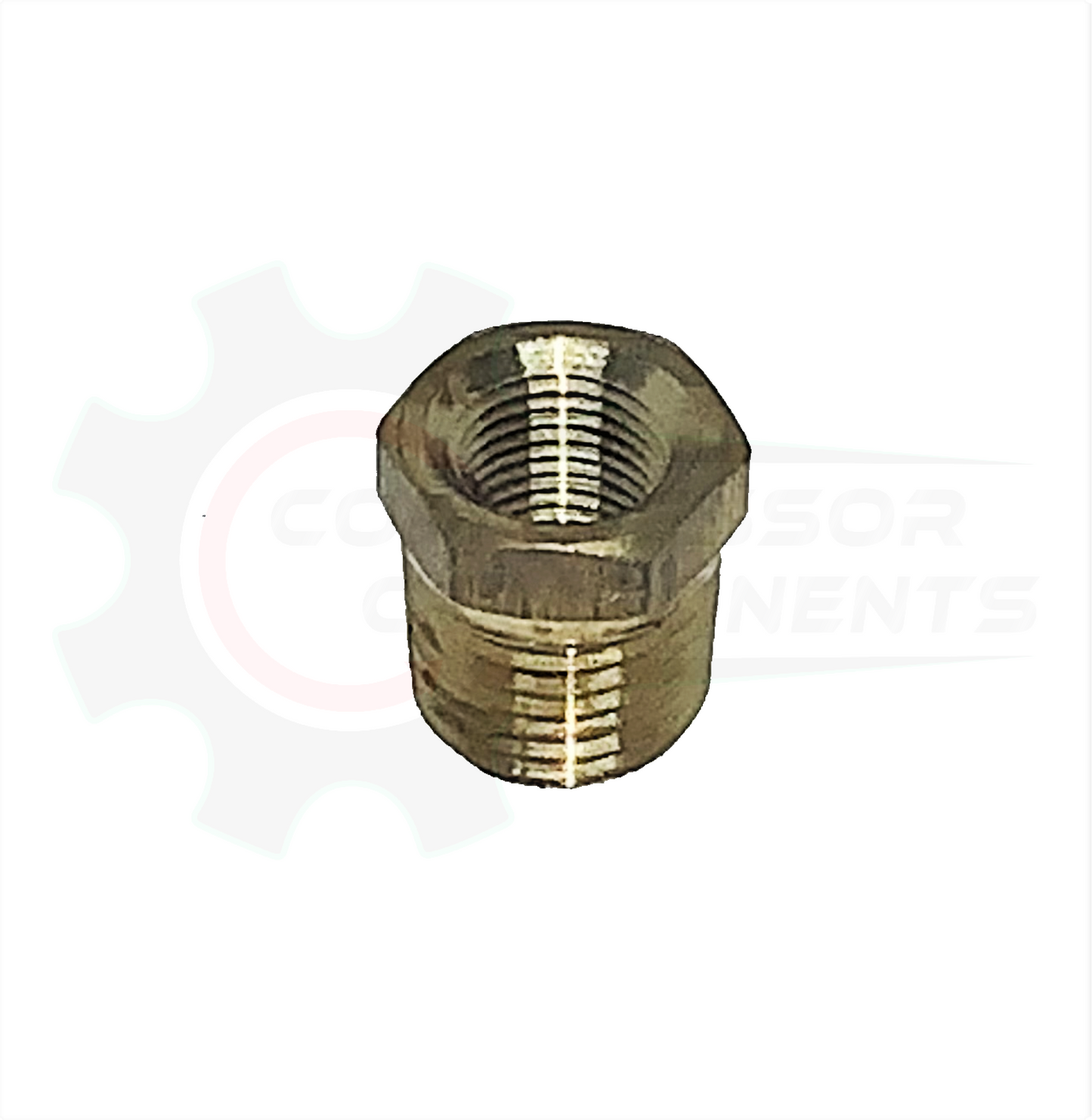 Brass Hex Reducer Bushing MNPT X FNPT 1/4" x 1/8"