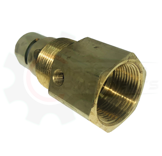 DISCHARGE IN TANK CHECK VALVE 1.25" FNPT INLET x 1.25" MNPT OUTLET W\ 1/8" FNPT UNLOADER PORT  /  Replaces JENNY / EMGLO 1414T / 141-1040