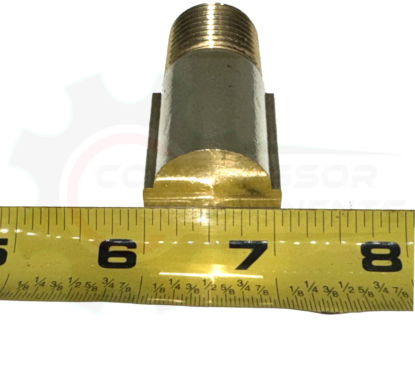 BRASS 5/8" INVERTED FLARE 90 DEGREE ELBOW X 1/2" MNPT ADAPTER / INGERSOLL-RAND 95031795