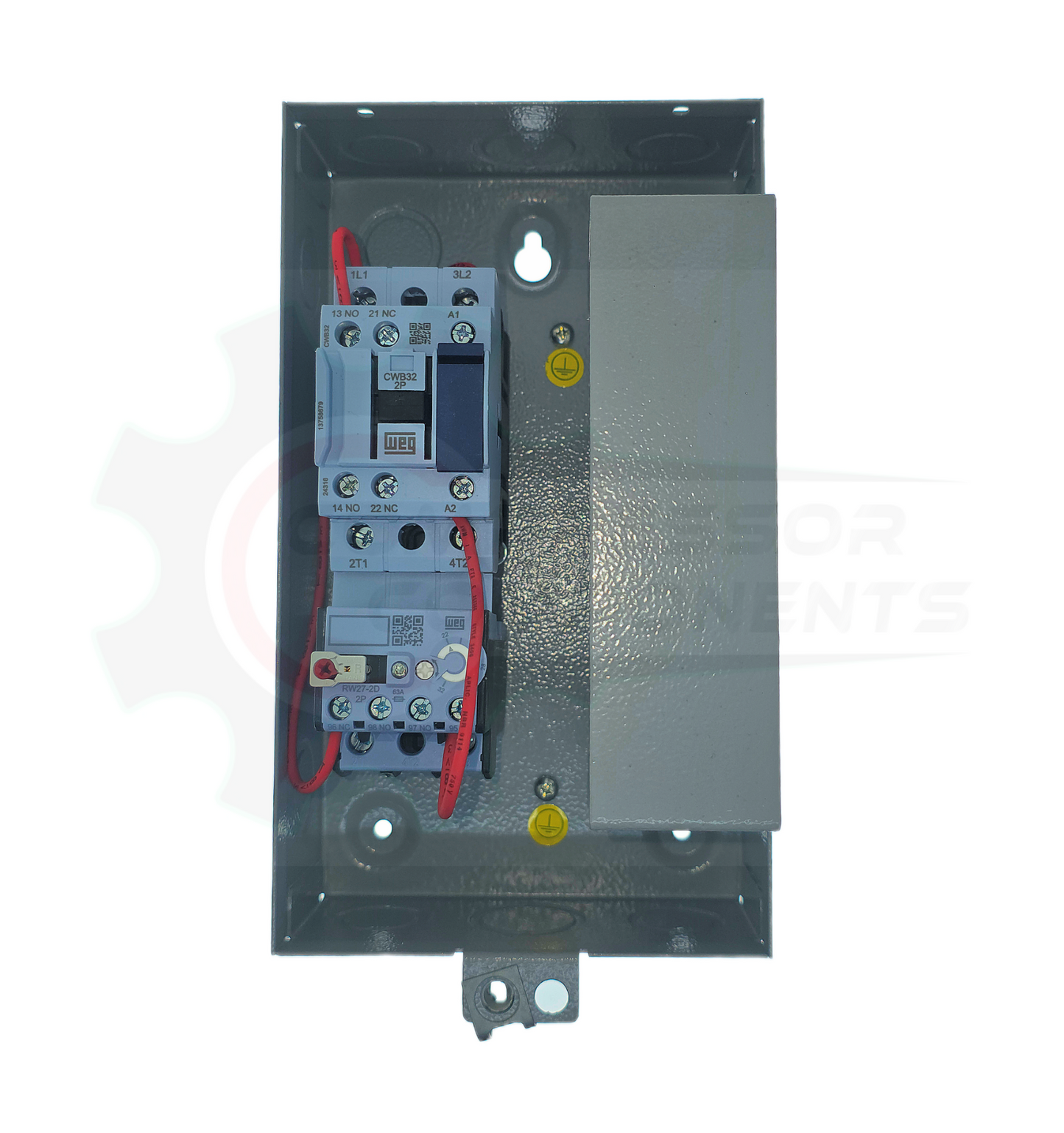 WEG 5 HP SINGLE PHASE 208-240 VOLT 32 AMP Magnetic Motor Starter / ESWS-B32V24E-RM34