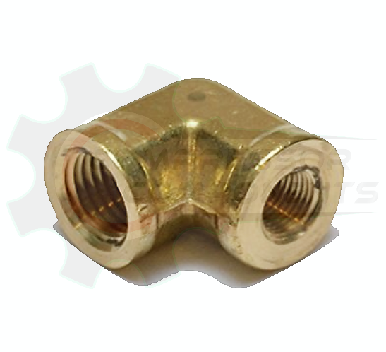 Brass Forged Reducing Elbow FNPT 90 Degree 1/4" X 1/8"