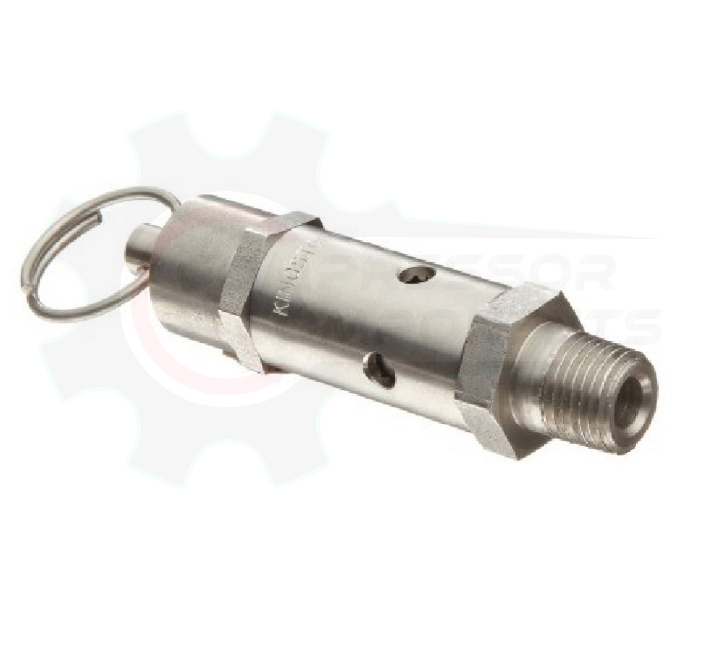 KINGSTON 1/2" MNPT STAINLESS STEEL HARD SEAT SAFETY RELIEF VALVES / POP OFF VALVES