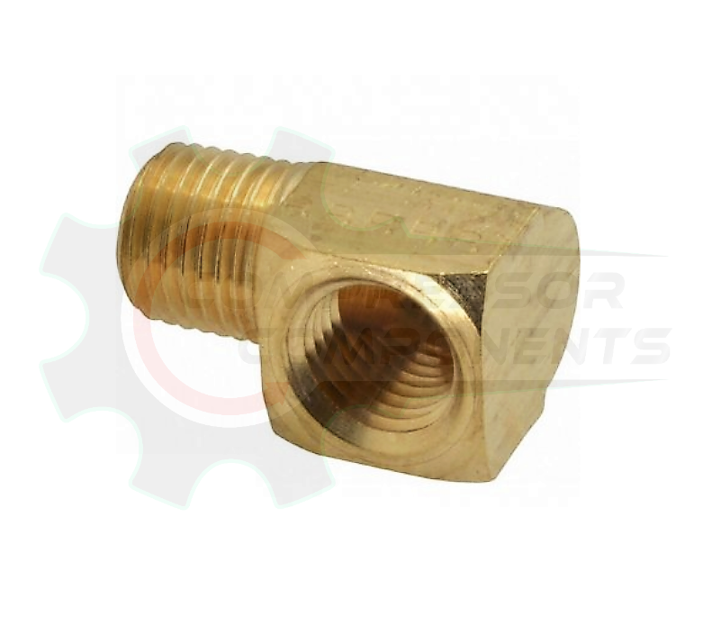 Extruded Brass Street Elbow 90 Degree 1/8" FNPT X 1/8" MNPT