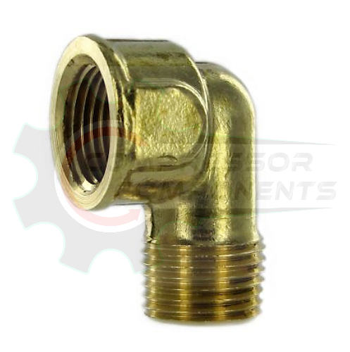 Brass Forged Street Elbow 90 Degree 1/2" FNPT X 1/2" MNPT