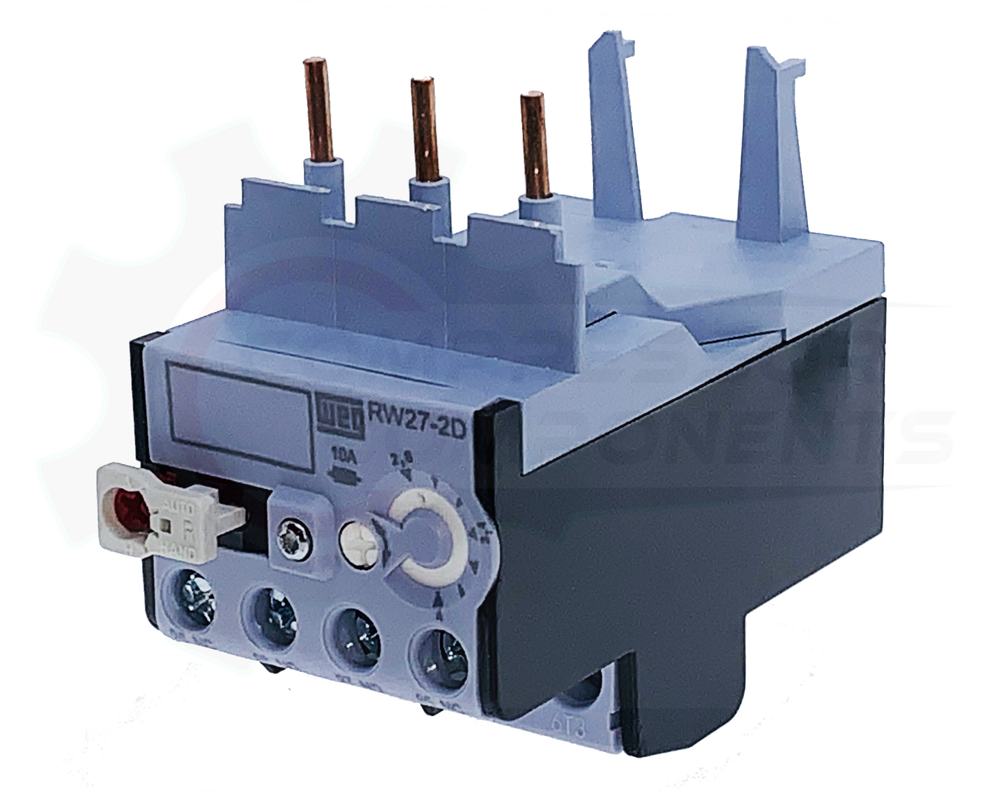 WEG RW27-2D3-U004 / 2.8-4 AMP 3 POLE ADJUSTABLE OVERLOAD RELAY FOR CWB CONTACTORS