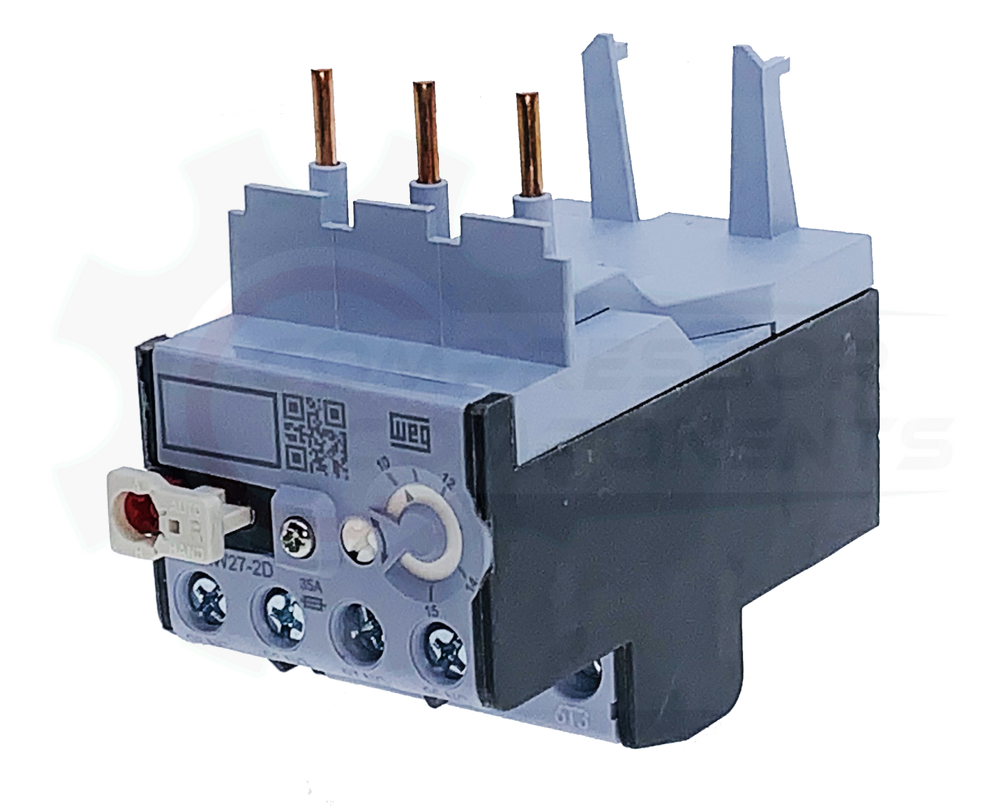 WEG RW27-2D3-U015 / 10-15 AMP 3 POLE ADJUSTABLE OVERLOAD RELAY FOR CWB CONTACTORS