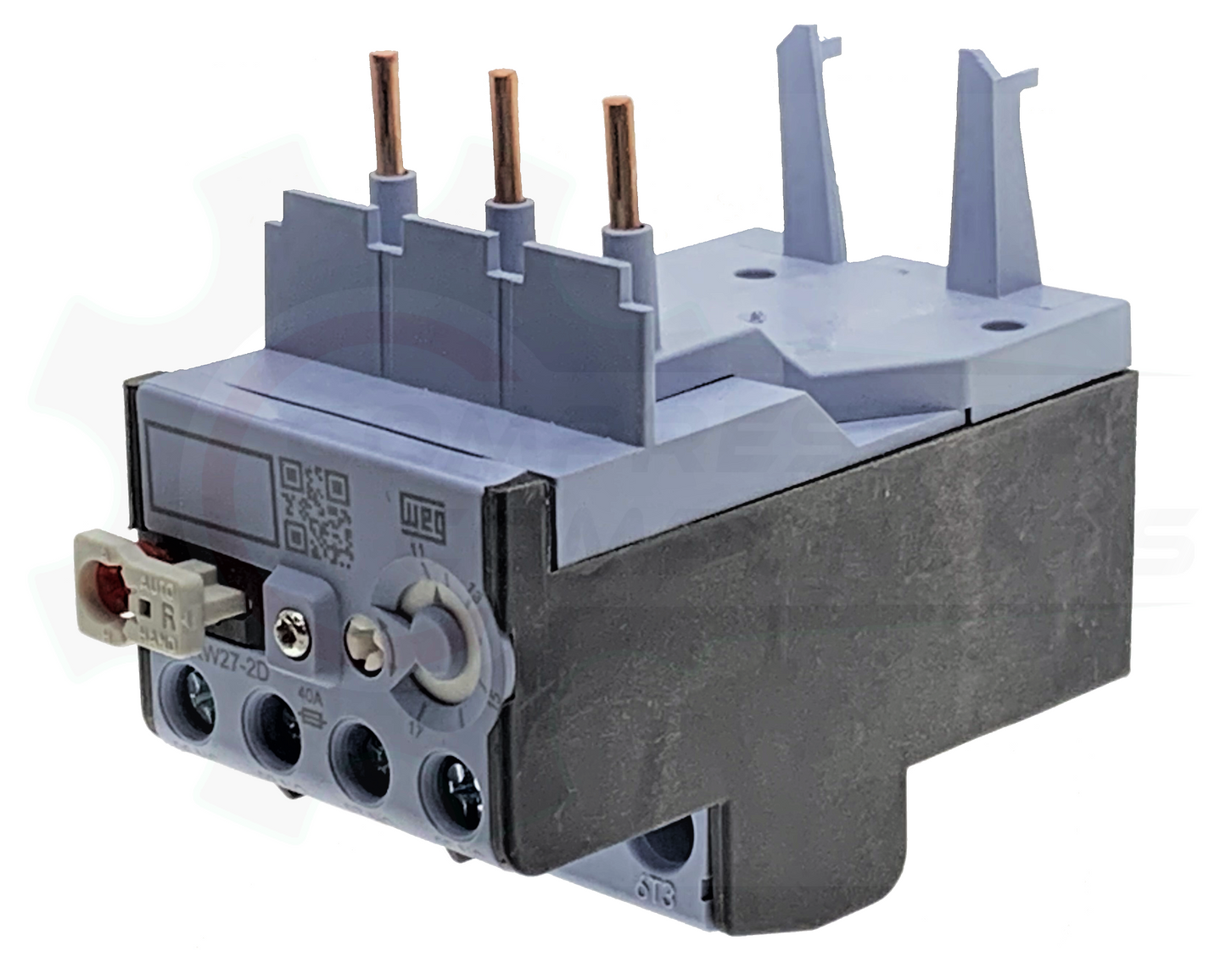 WEG RW27-2D3-U017 / 11-17 AMP 3 POLE ADJUSTABLE OVERLOAD RELAY FOR CWB CONTACTORS