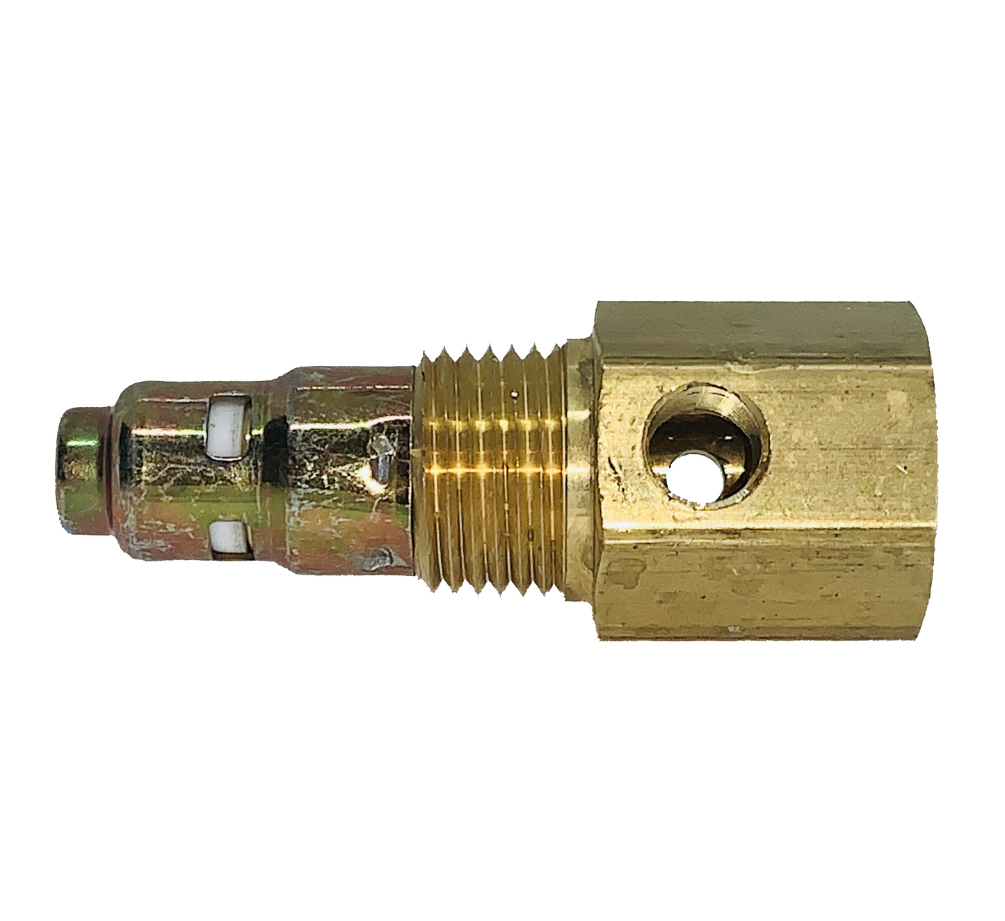 INGERSOLL RAND 56269590 IN TANK CHECK VALVE - 1/2" INVERTED FLARE INLET x 1/2" MNPT OUTLET W\ 1/4" INVERTED FLARE UNLOADER PORT