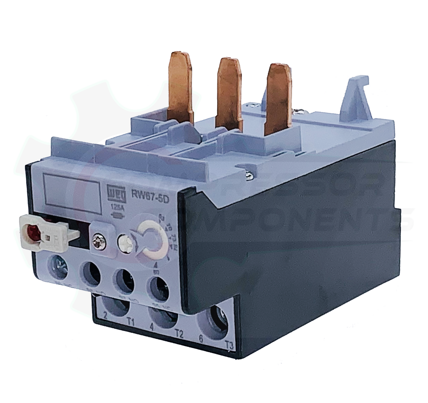 WEG RW67-5D3-U080 / 63-80 AMP 3 POLE ADJUSTABLE OVERLOAD RELAY FOR CWB CONTACTORS