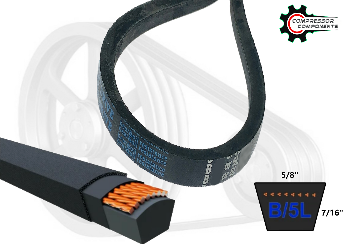 B52 / 5L550 D&D Dura-Prime Classic V-Belt