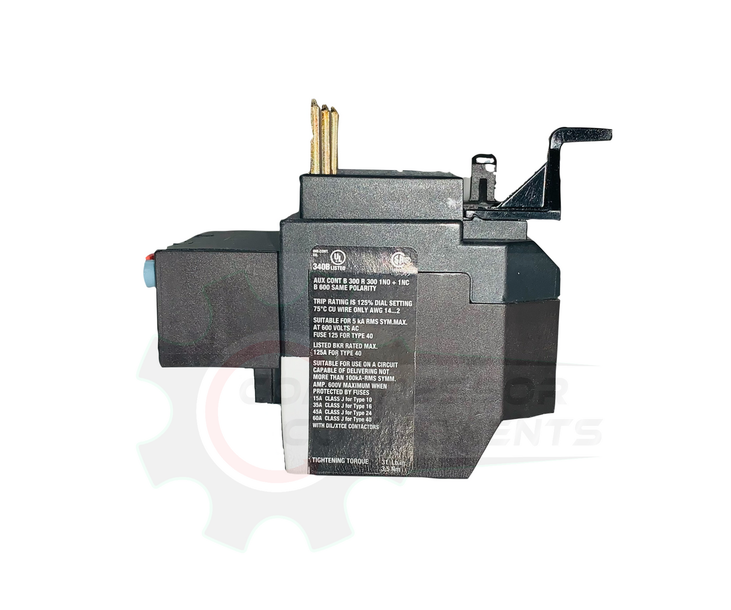 Eaton XTOB057DC1DP / 40-57 AMP ADJUSTABLE OVERLOAD RELAY