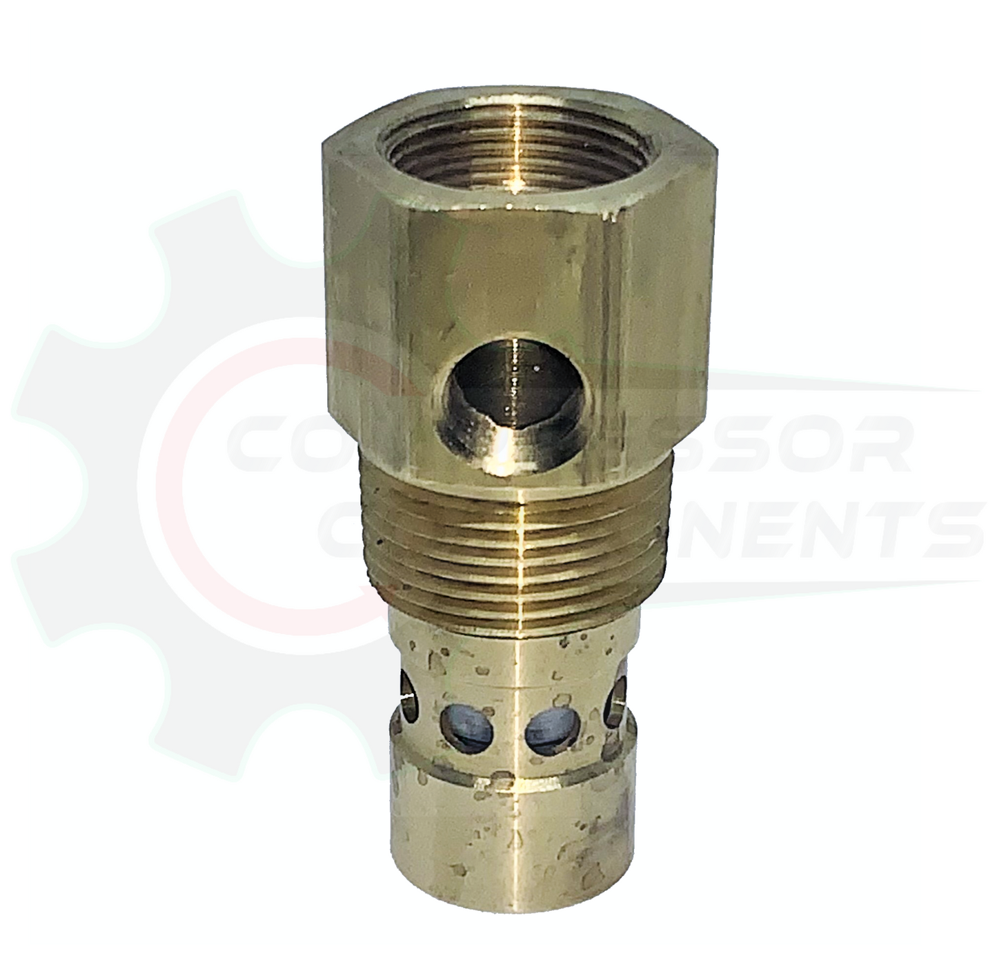 INGERSOLL RAND 85582229 / 32499766 IN TANK CHECK VALVE - 5/8" INVERTED FLARE x 3/4" MNPT W/ 1/4" INVERTED FLARE UNLOADER PORT