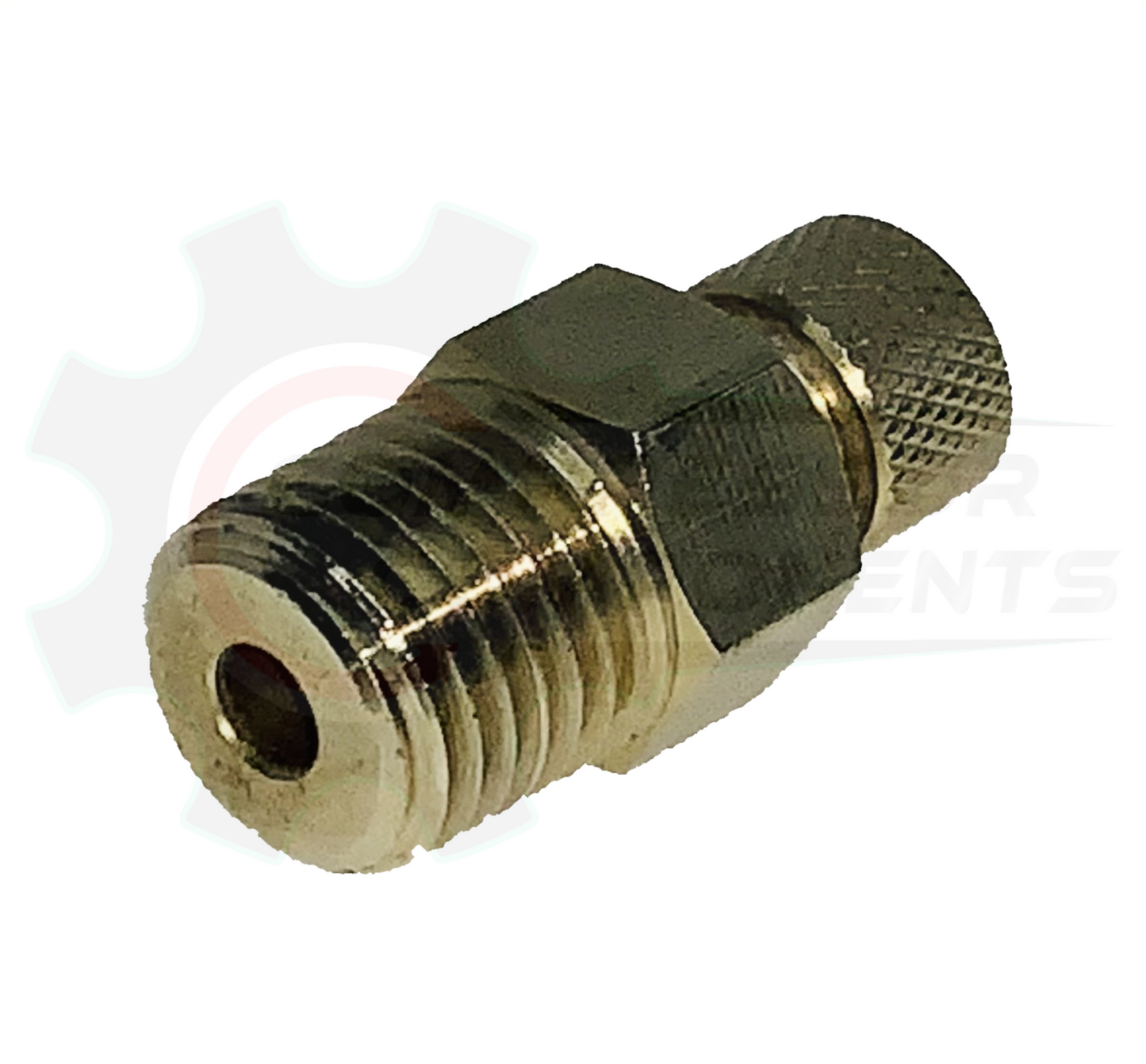 KNURLED THUMB SCREW MANUAL DRAIN VALVE 1/8" MNPT