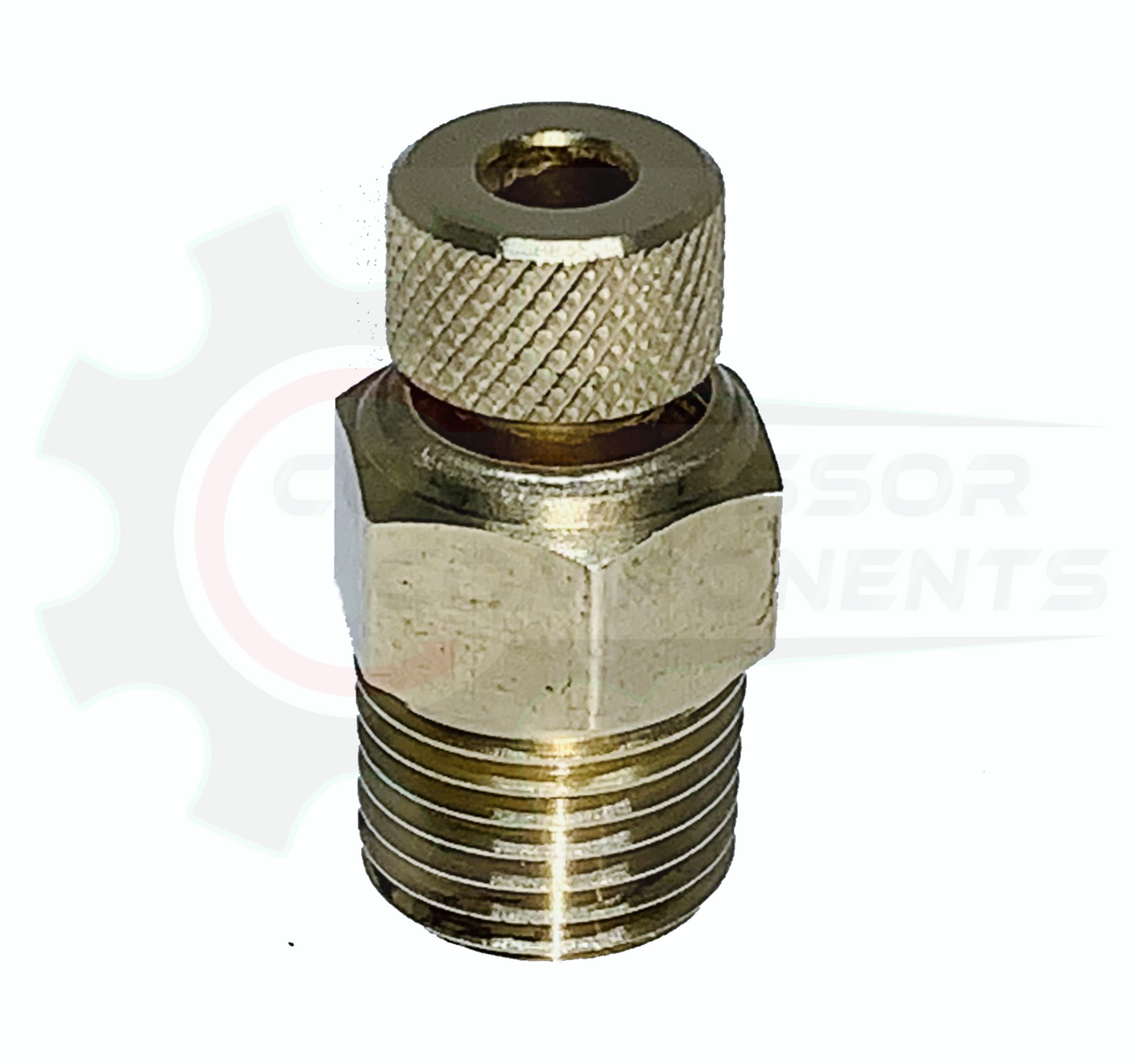 KNURLED THUMB SCREW MANUAL DRAIN VALVE 1/4" MNPT