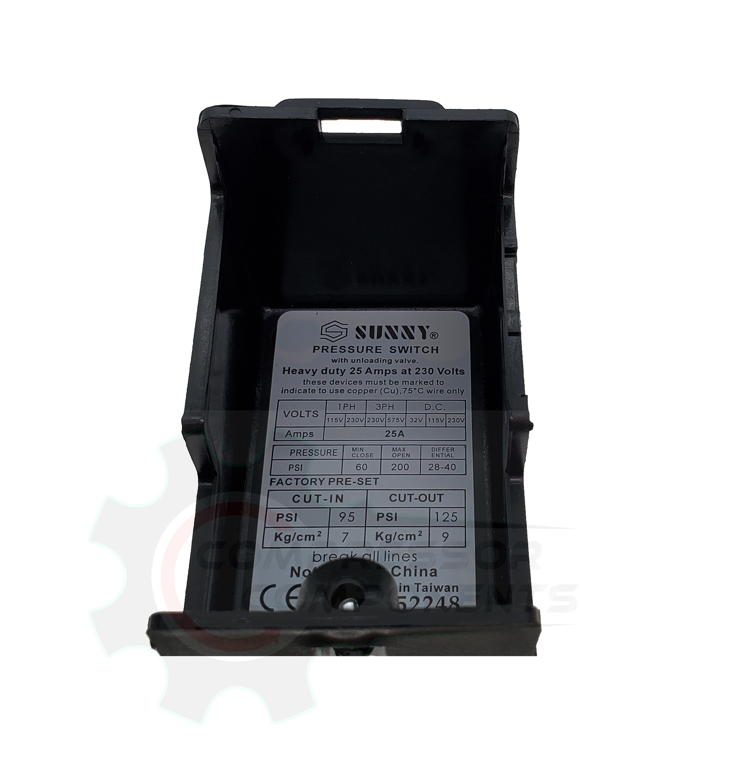 SUNNY 4 PORT PRESSURE SWITCH 95-125 PSI