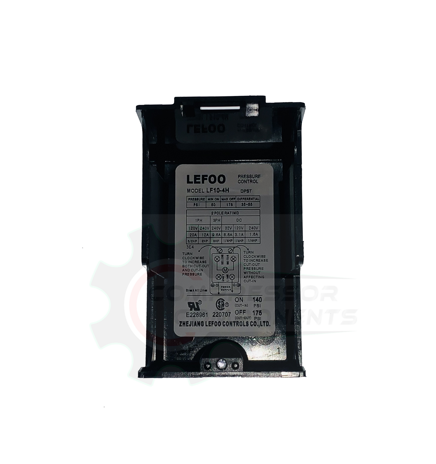 LEFOO 4 PORT PRESSURE SWITCH 140-175 PSI