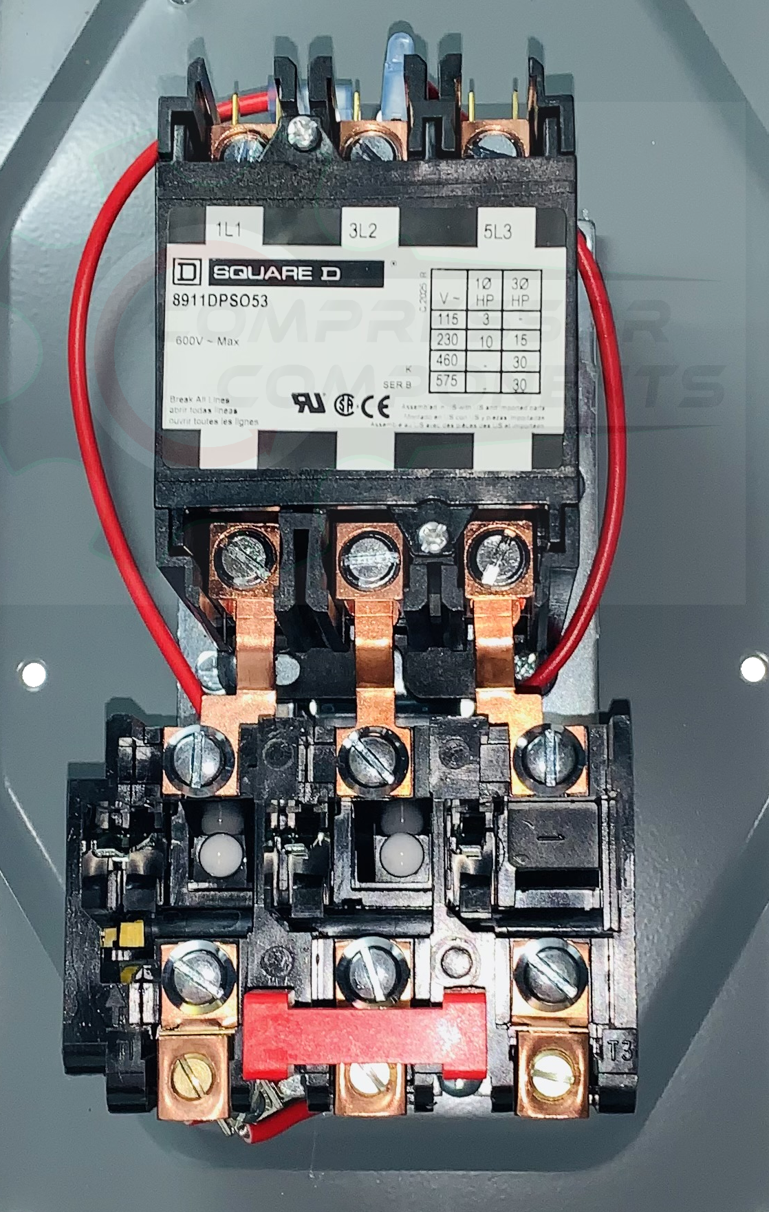 SQUARE D 8911DPSG53V06 / 25 HP THREE PHASE 440-480 VOLT 50 AMP