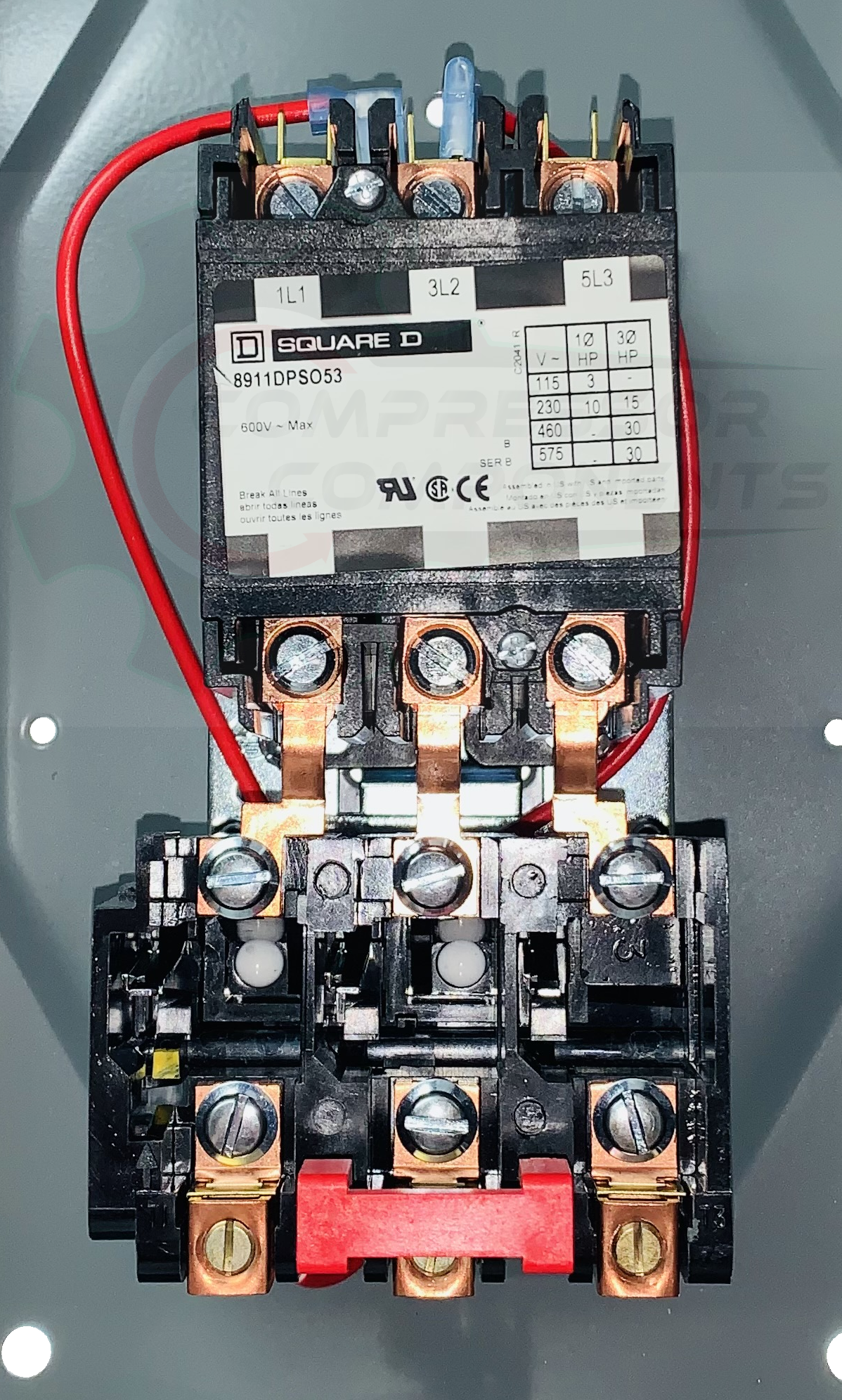 SQUARE D 8911DPSG53V09 / 15 HP THREE PHASE 208-240 VOLT 50 AMP