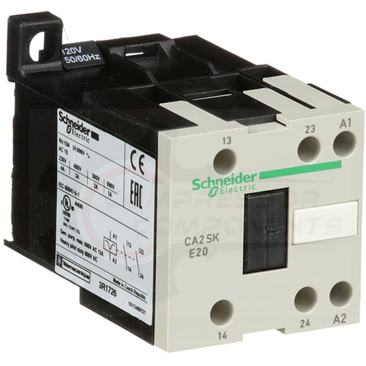 SCHNEIDER ELECTRIC CA2SKE20G7 / 120 VOLT ALTERNATING RELAY