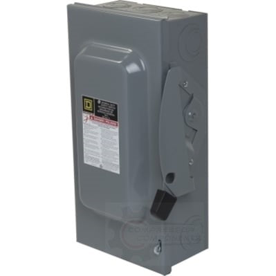 Square D DU323 / 100 AMP 3 POLE DISCONNECT SWITCH