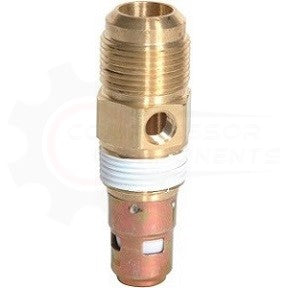 DISCHARGE IN TANK CHECK VALVE 3/4" 37 DEGREE JIC FLARE x 3/4" MNPT W\ 1/8" UNLOADER PORT