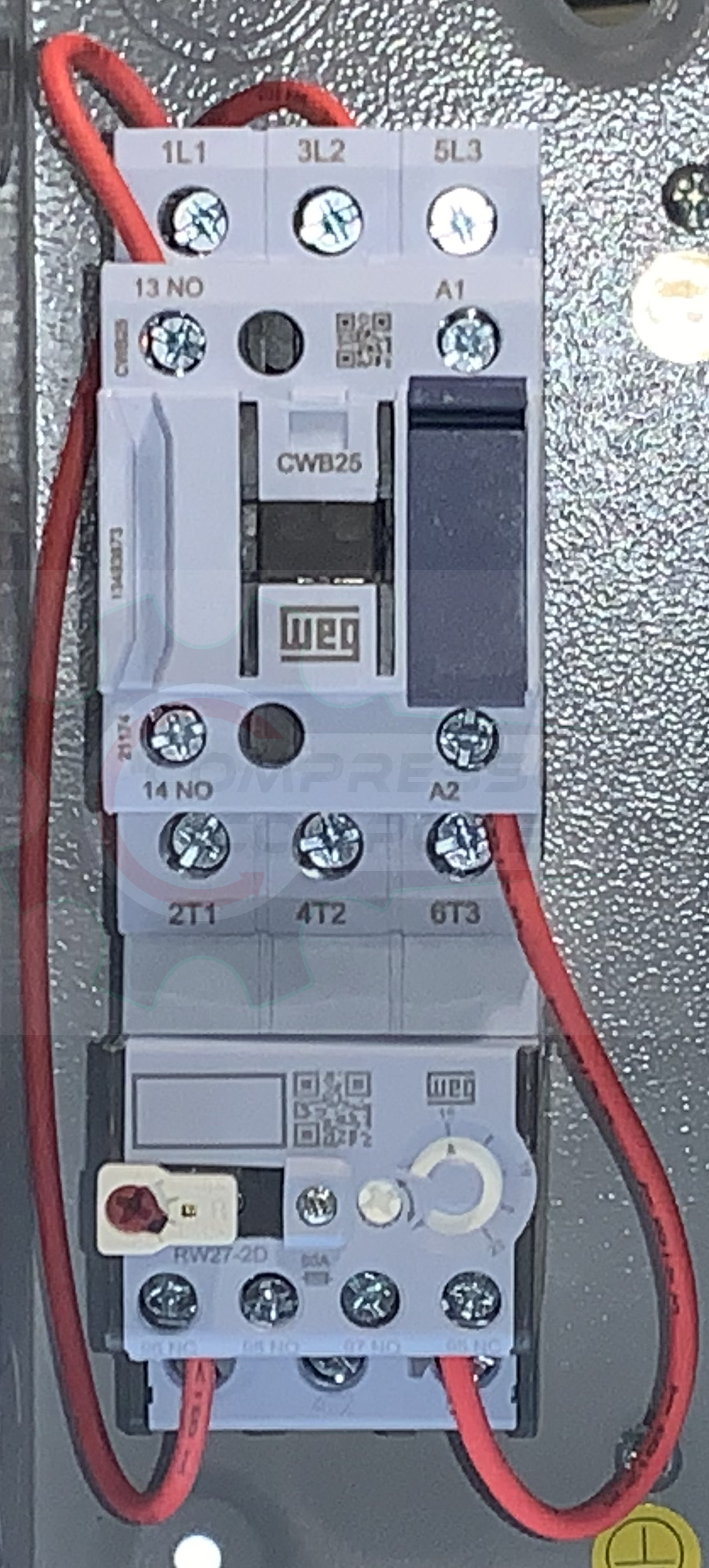 WEG 15 HP THREE PHASE 440-480 VOLT 23 AMP Magnetic Motor Starter / ESW-B25D39E-R33