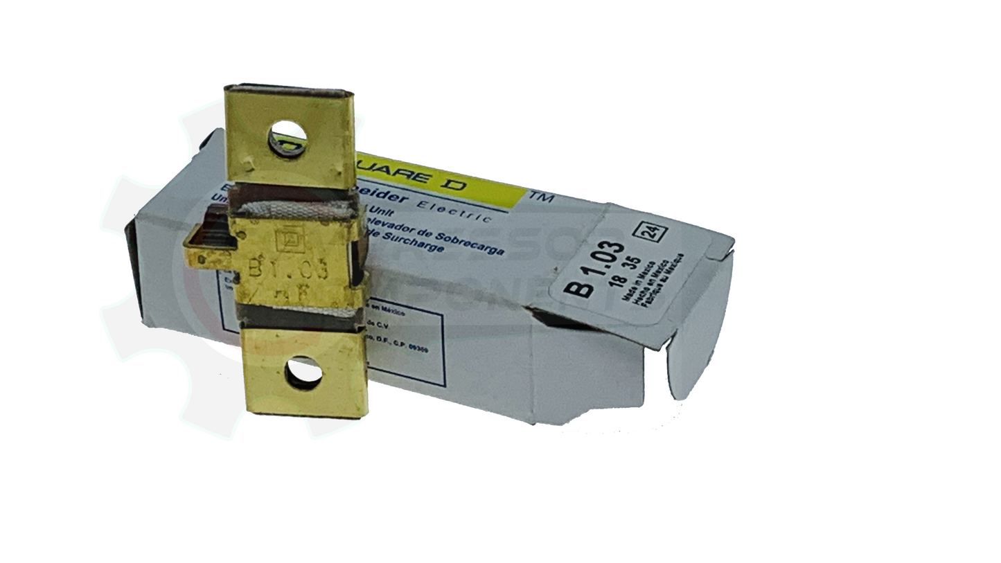 SQUARE D B-1.03 / 0.81 AMP THERMAL OVERLOAD HEATER
