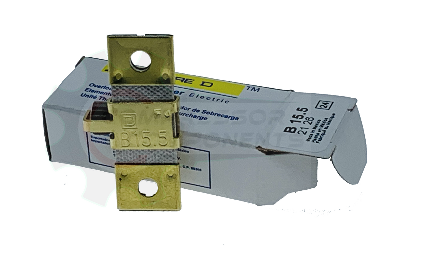 SQUARE D B-15.5 / 11.4 AMP THERMAL OVERLOAD HEATER