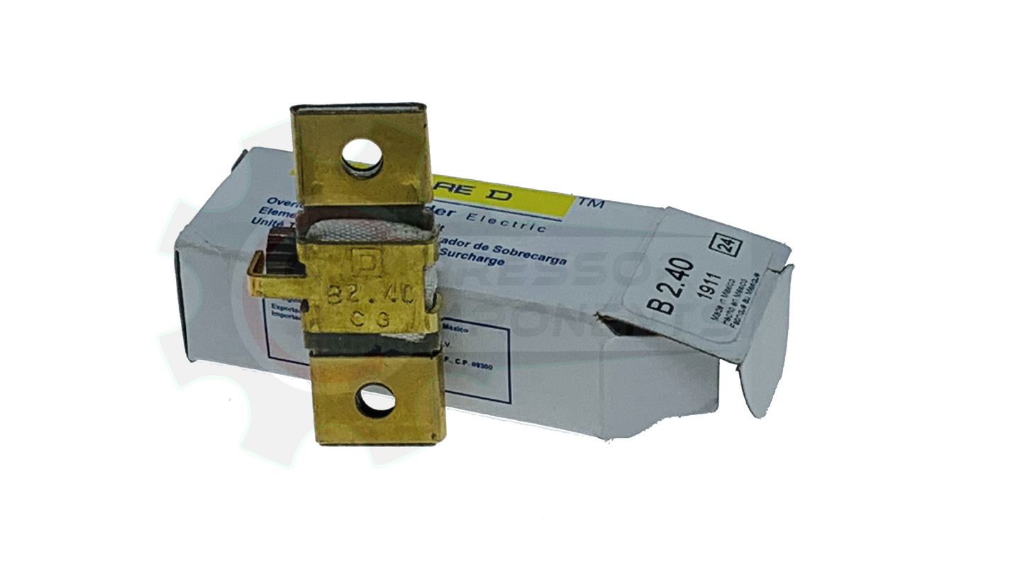 SQUARE D B-2.40 / 1.80 AMP THERMAL OVERLOAD HEATER