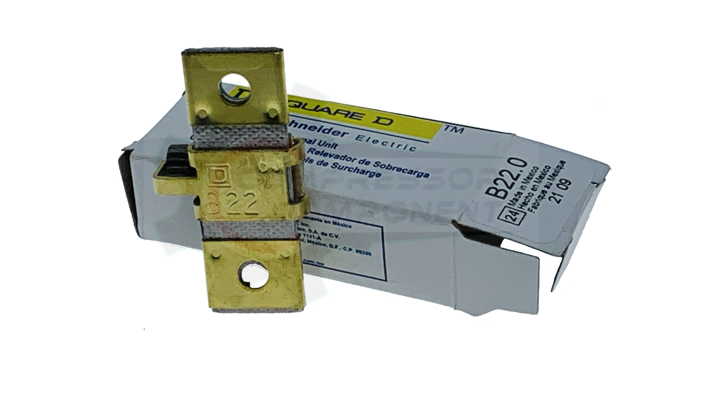 SQUARE D B-22 / 16.1 AMP THERMAL OVERLOAD HEATER