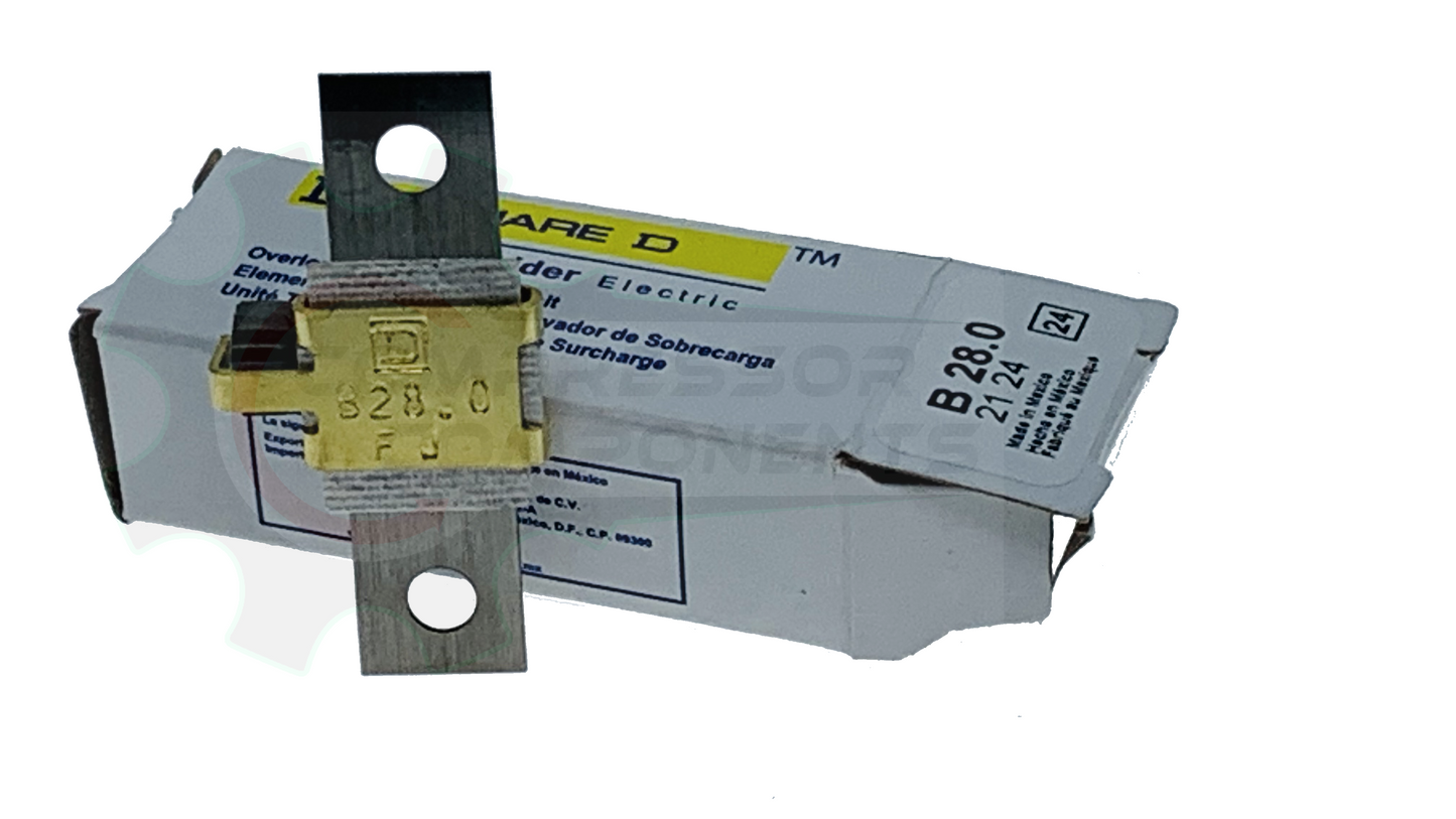 SQUARE D B-28 / 20.6 AMP THERMAL OVERLOAD HEATER
