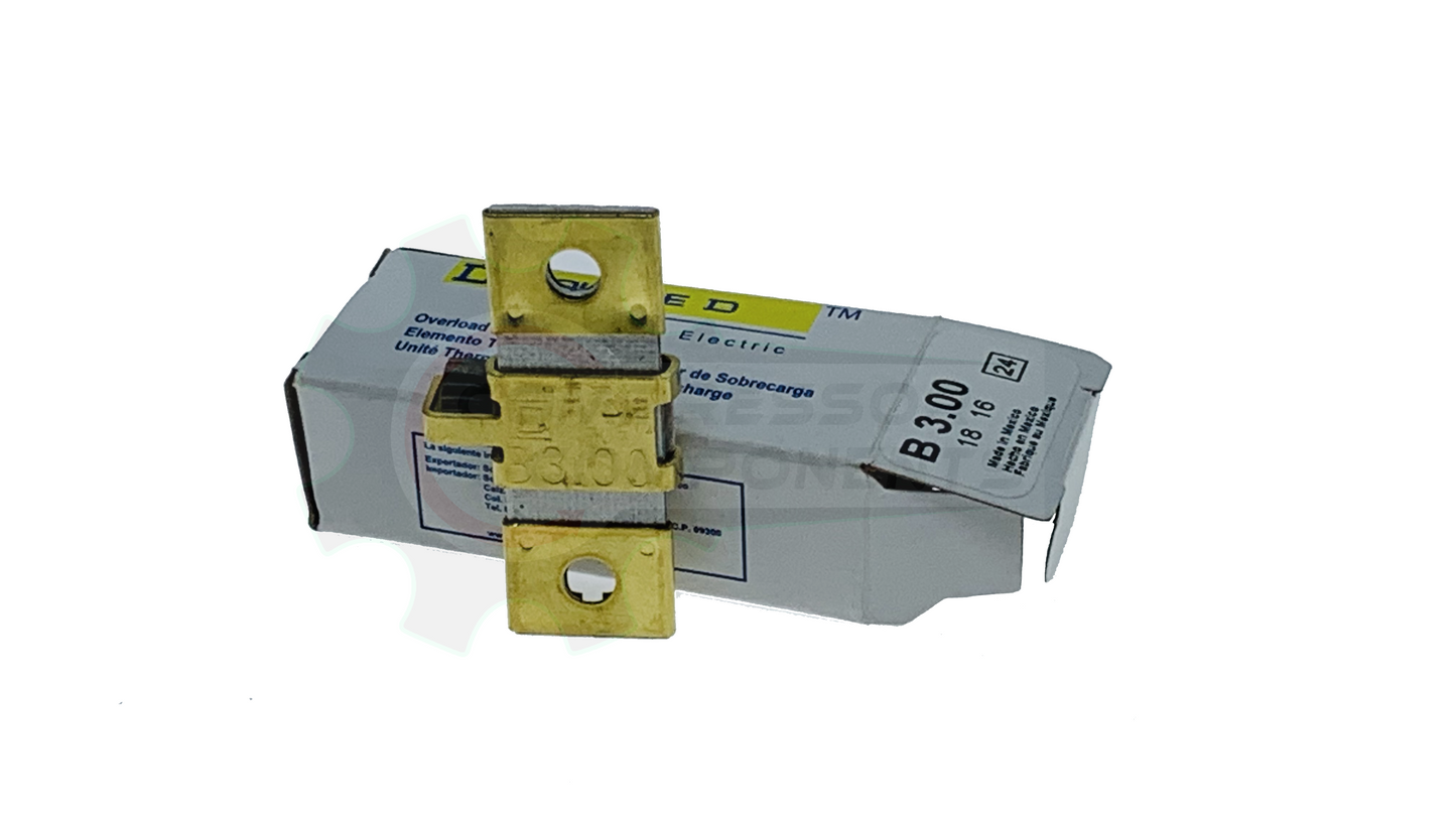 SQUARE D B-3.00 / 3.20 AMP THERMAL OVERLOAD HEATER