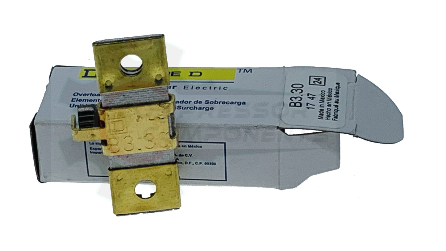 SQUARE D B-3.30 / 2.61 AMP THERMAL OVERLOAD HEATER
