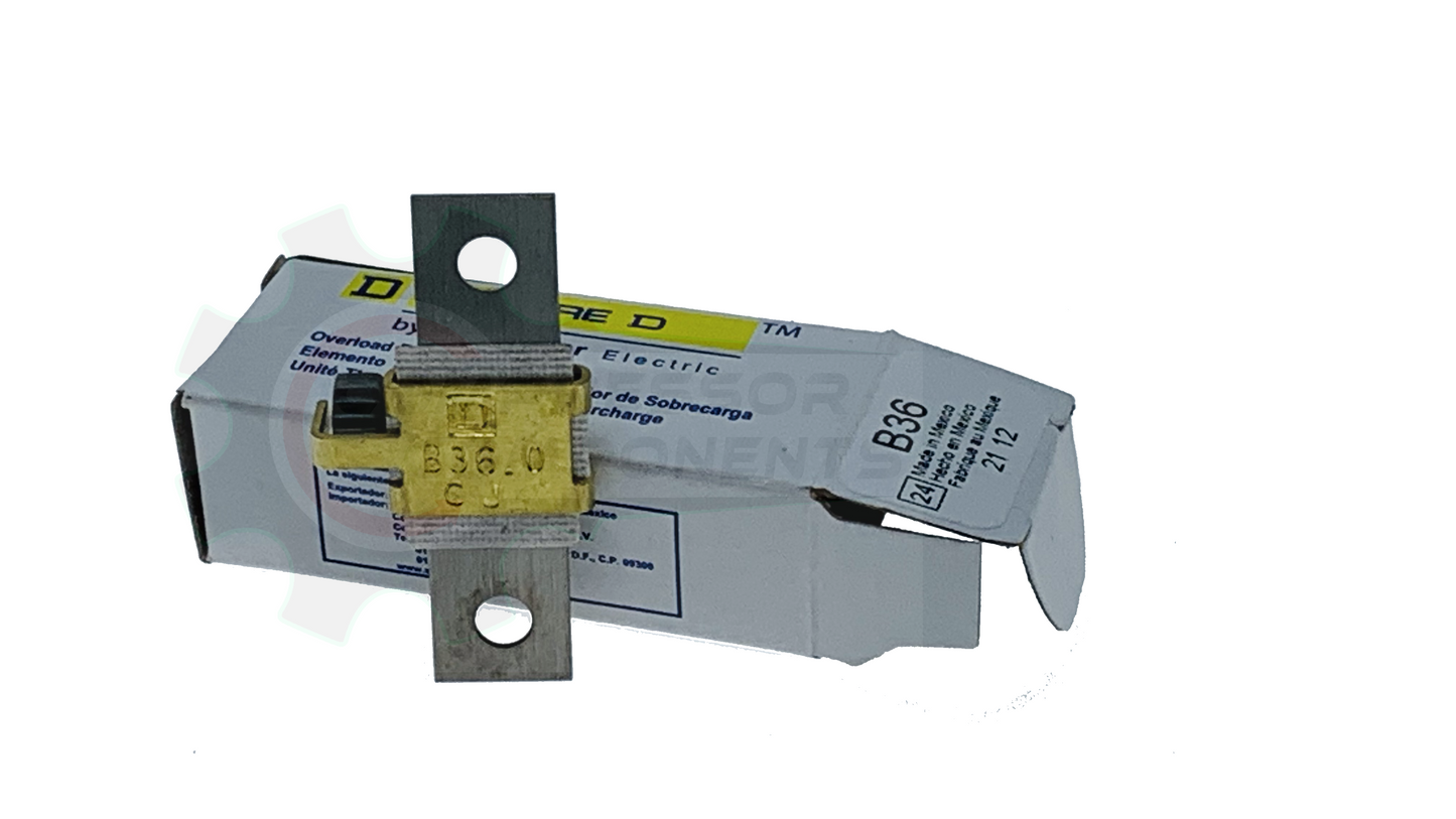 SQUARE D B-36 / 26.0 AMP THERMAL OVERLOAD HEATER
