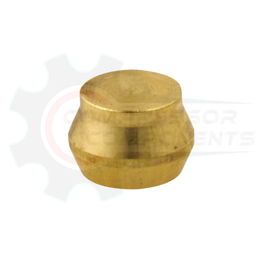 Brass Compression Plug 1/2" Tubing