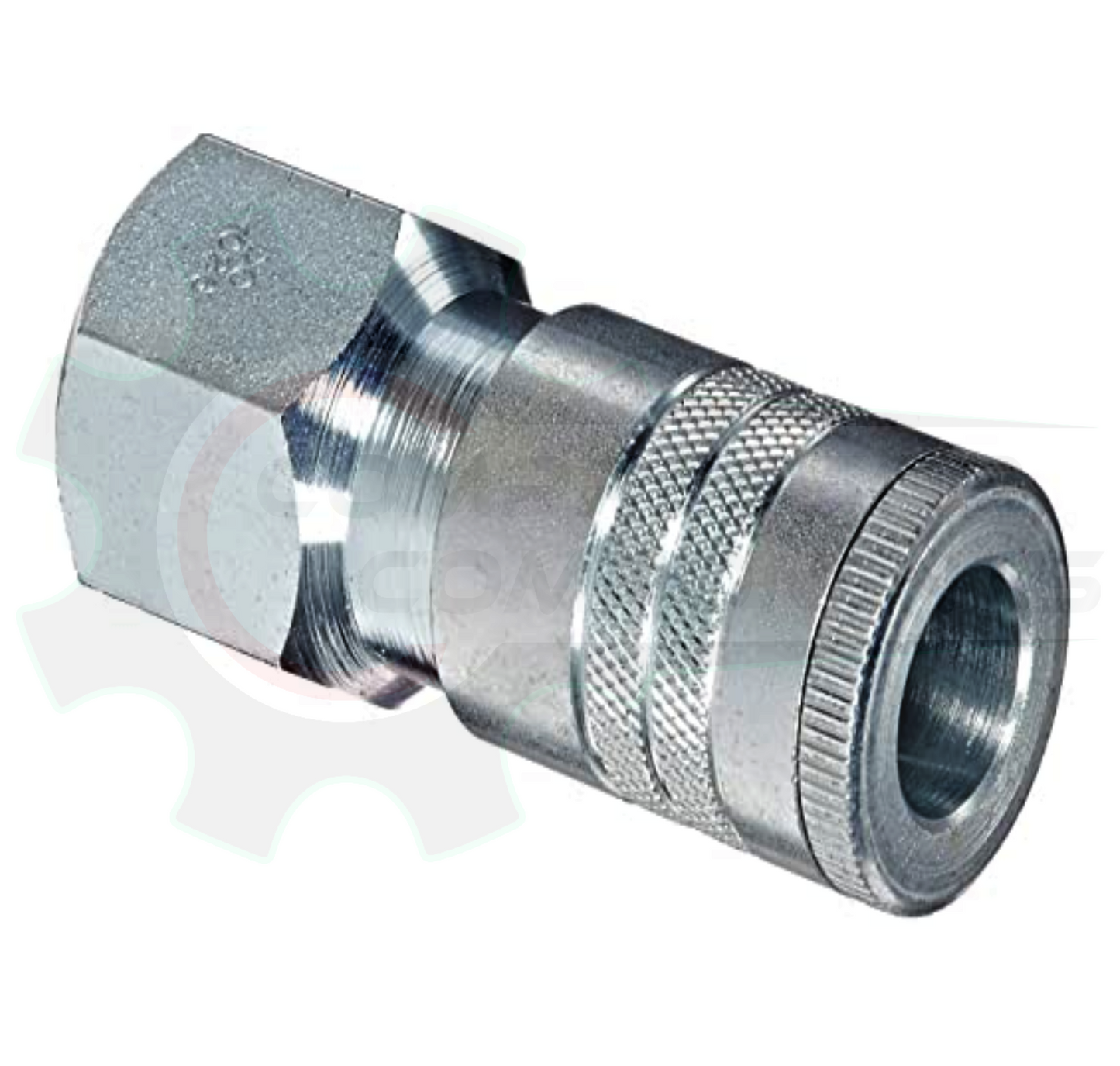 Industrial Steel Body Interchange Coupler - 1/2" FNPT x 1/2" BODY