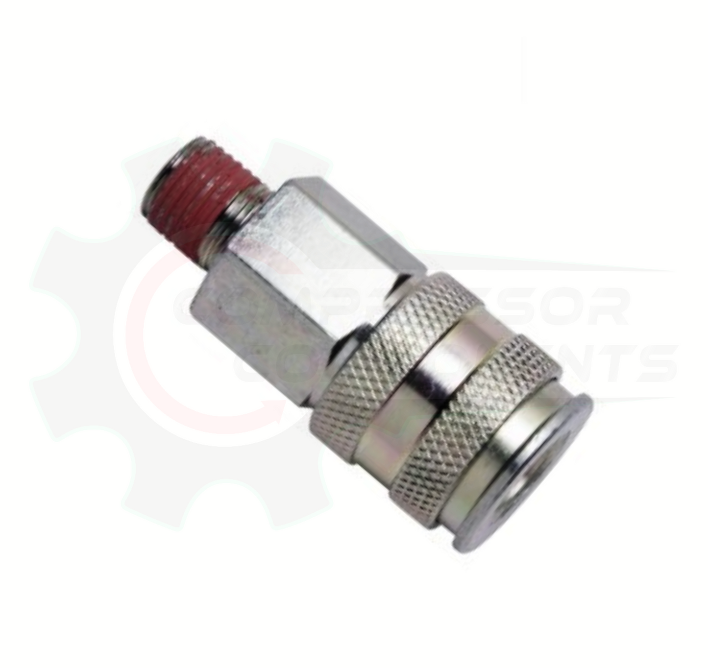 Industrial Steel Body Interchange Coupler - 1/4" MNPT x 3/8" BODY