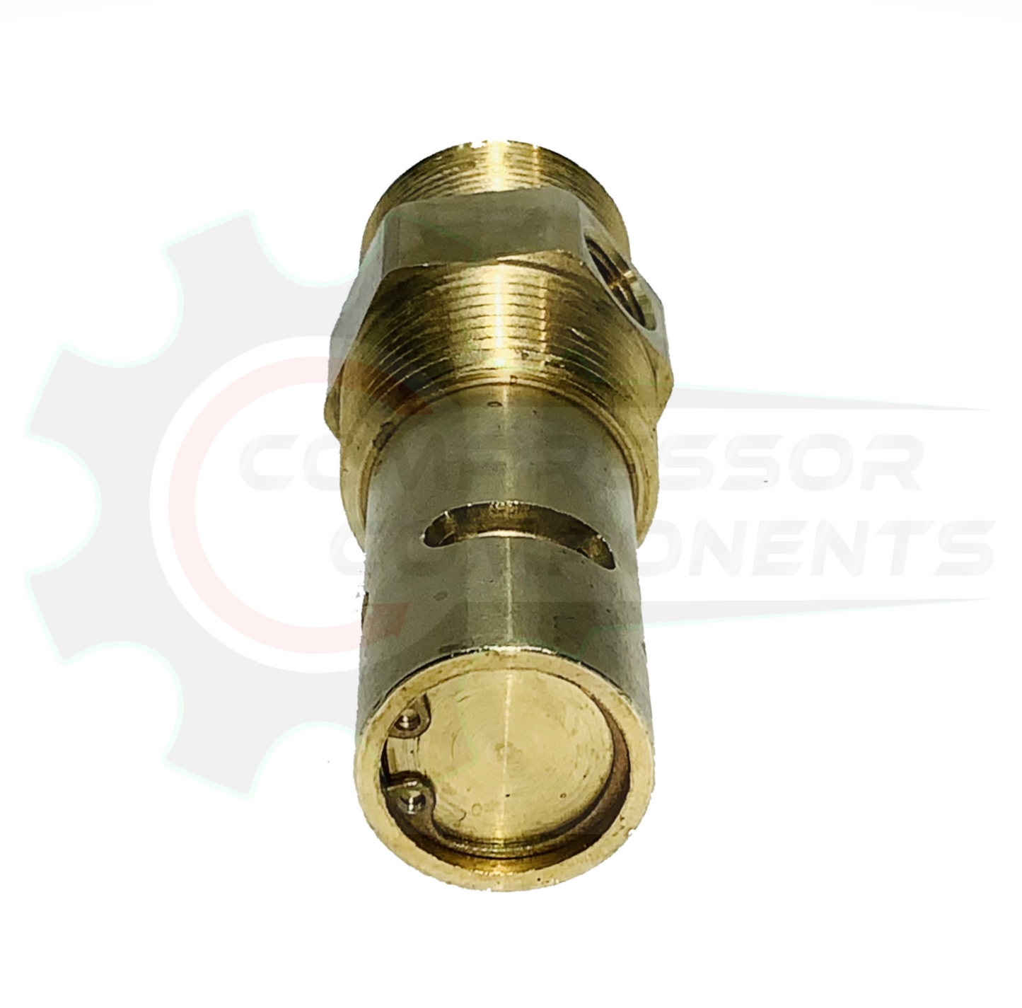DISCHARGE IN TANK CHECK VALVE 1/2" COMPRESSION INLET x 1/2" MNPT OUTLET W\ DOUBLE 1/8" FNPT UNLOADER PORTS