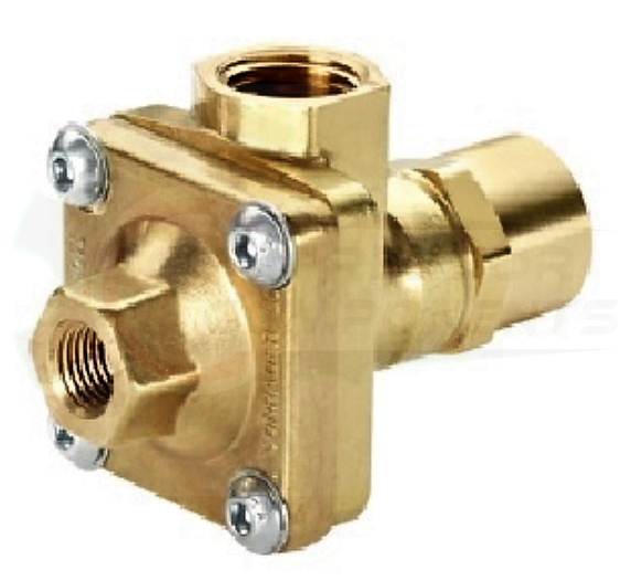CONRADER DISCHARGE VALVE - 1/2" FNPT INLET x 1/2" FNPT OUTLET & 1/8" PILOT INLET 20 CFM DISCHARGE VALVE