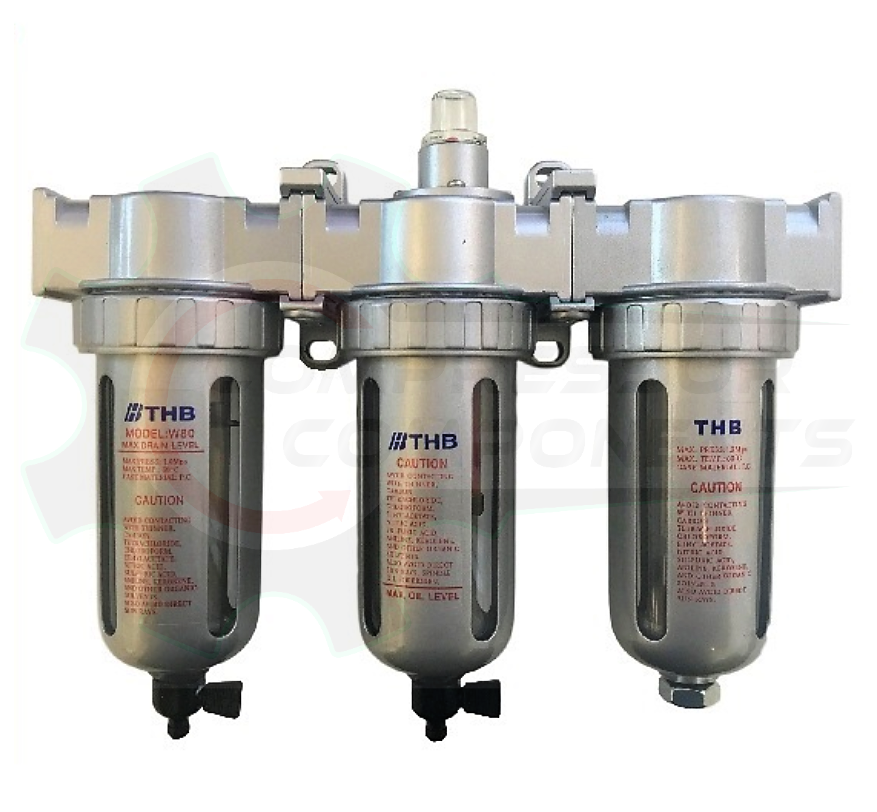 THB F8-FLM-864 - PARTICULATE - COALESCER - DISICCANT DRYER COMBO - 1/2" FNPT / 88 CFM
