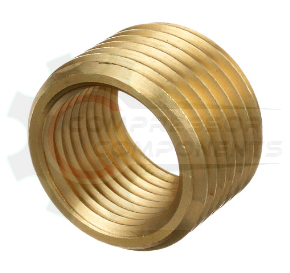 Brass Face Bushing MNPT X FNPT 1/2" x 1/4"