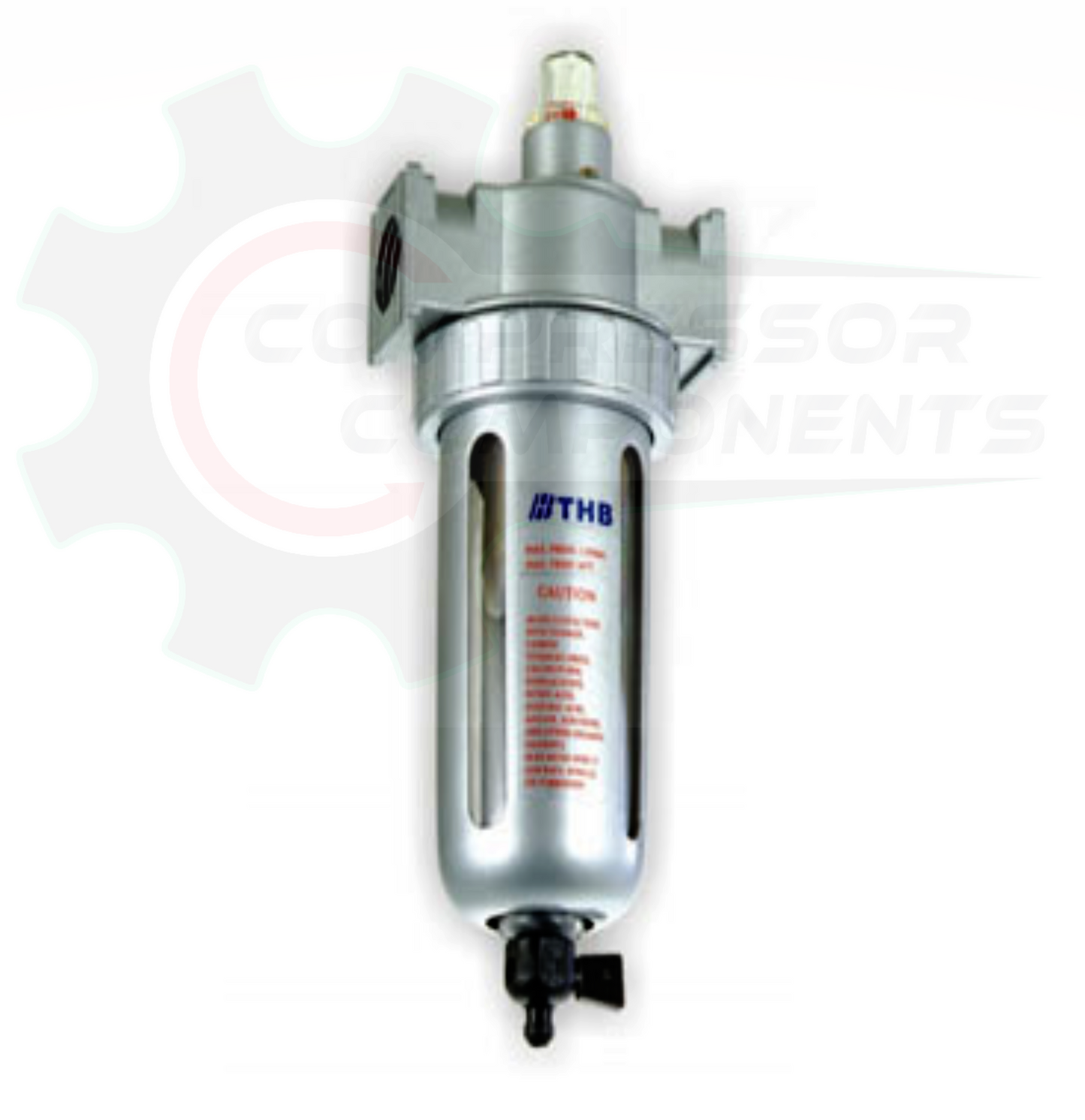 THB FM864 COALESCING FILTER - 1/2" FNPT WITH 0.01 MICRON 80 CFM FILTER