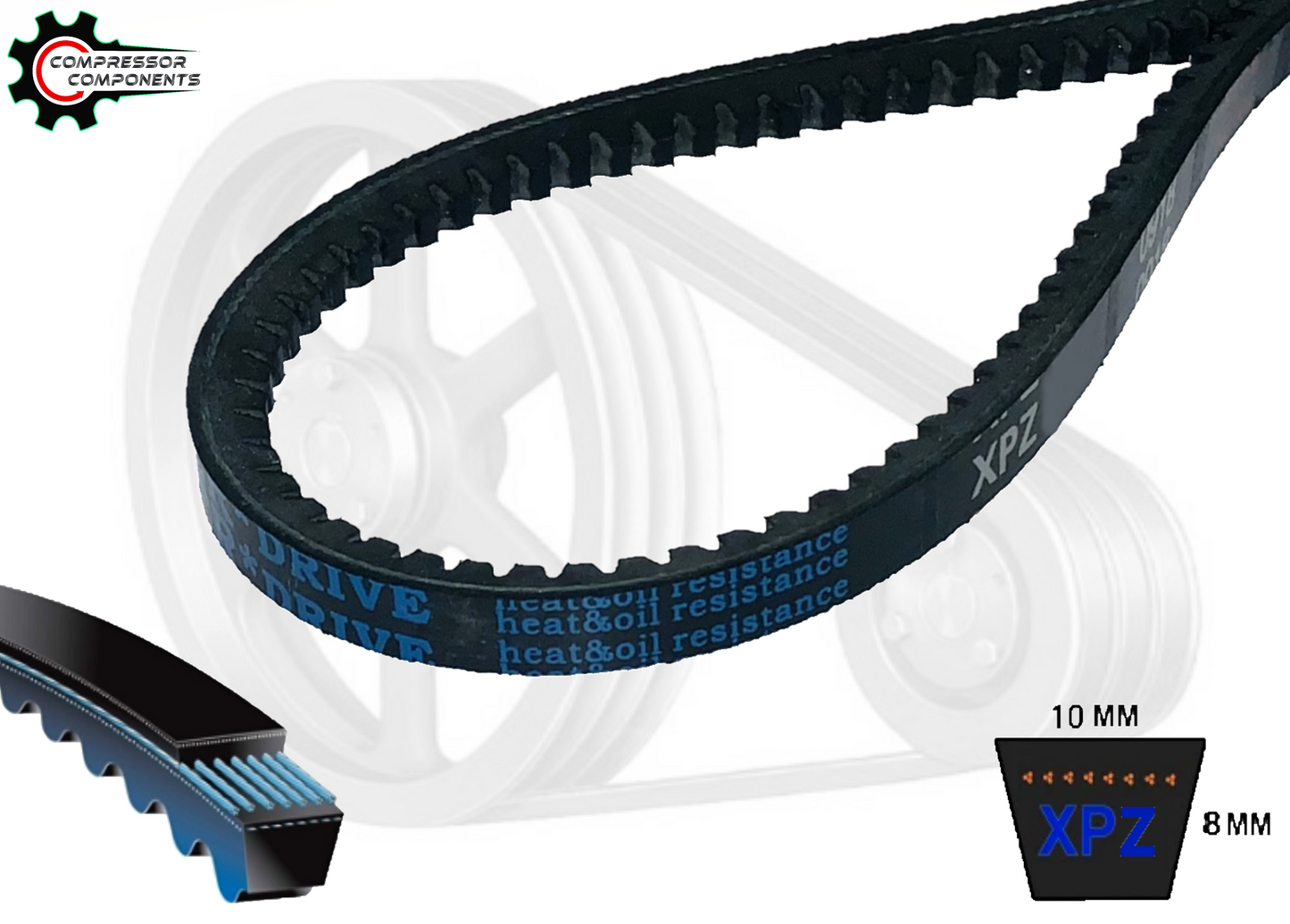 XPZ-1362 - D&D Dura Extreme Metric Cogged V-Belts