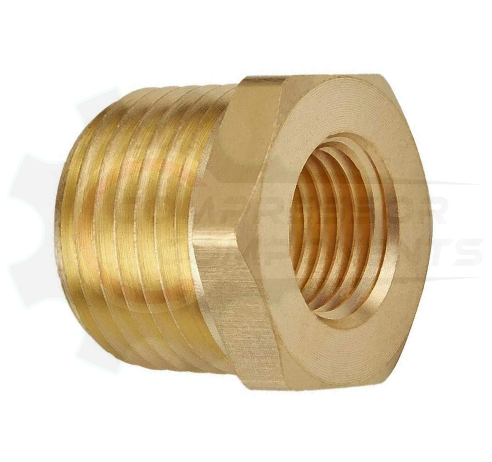 Brass Hex Bushing MNPT X FNPT 1" x 1/8"