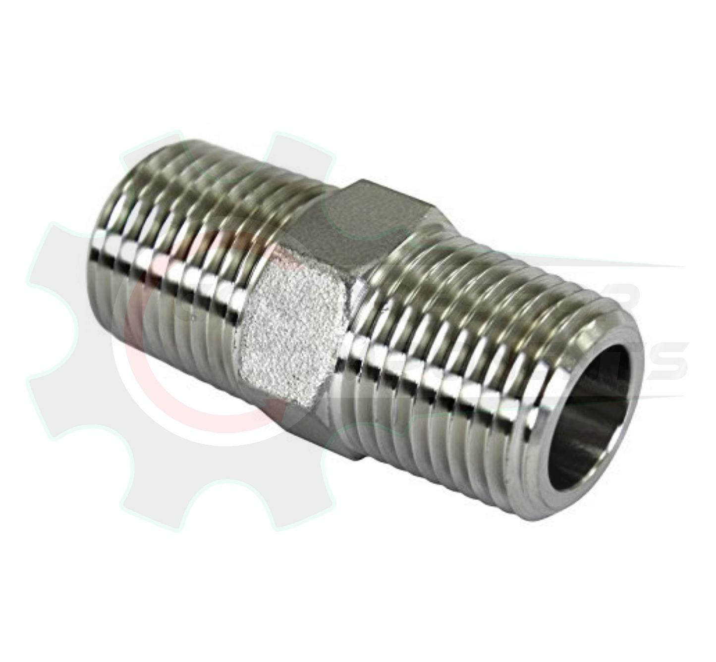 STEEL HEX NIPPLE 3/4" X 3/8" MNPT