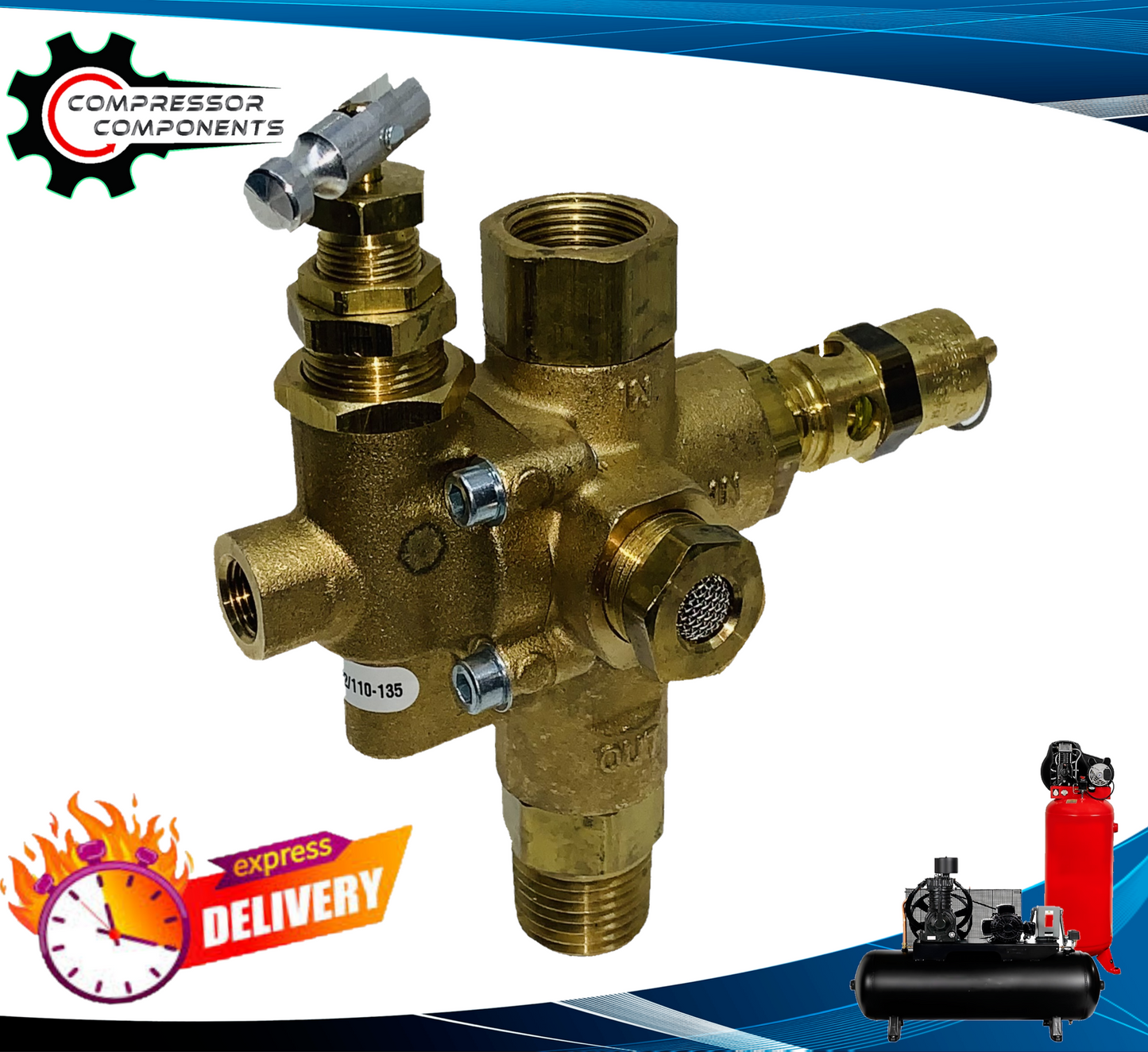 Ingersoll-Rand 56288756 PILOTED UNLOADER CHECK VALVE