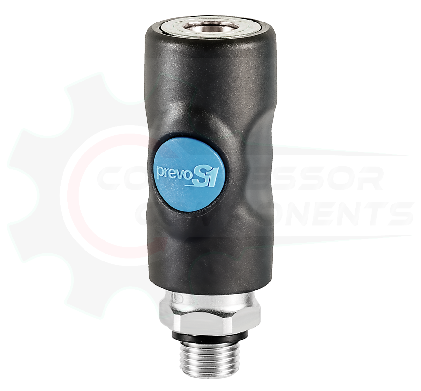 Prevost ISI 061253 - 1/2" MNPT x 1/4" BODY - 30 CFM