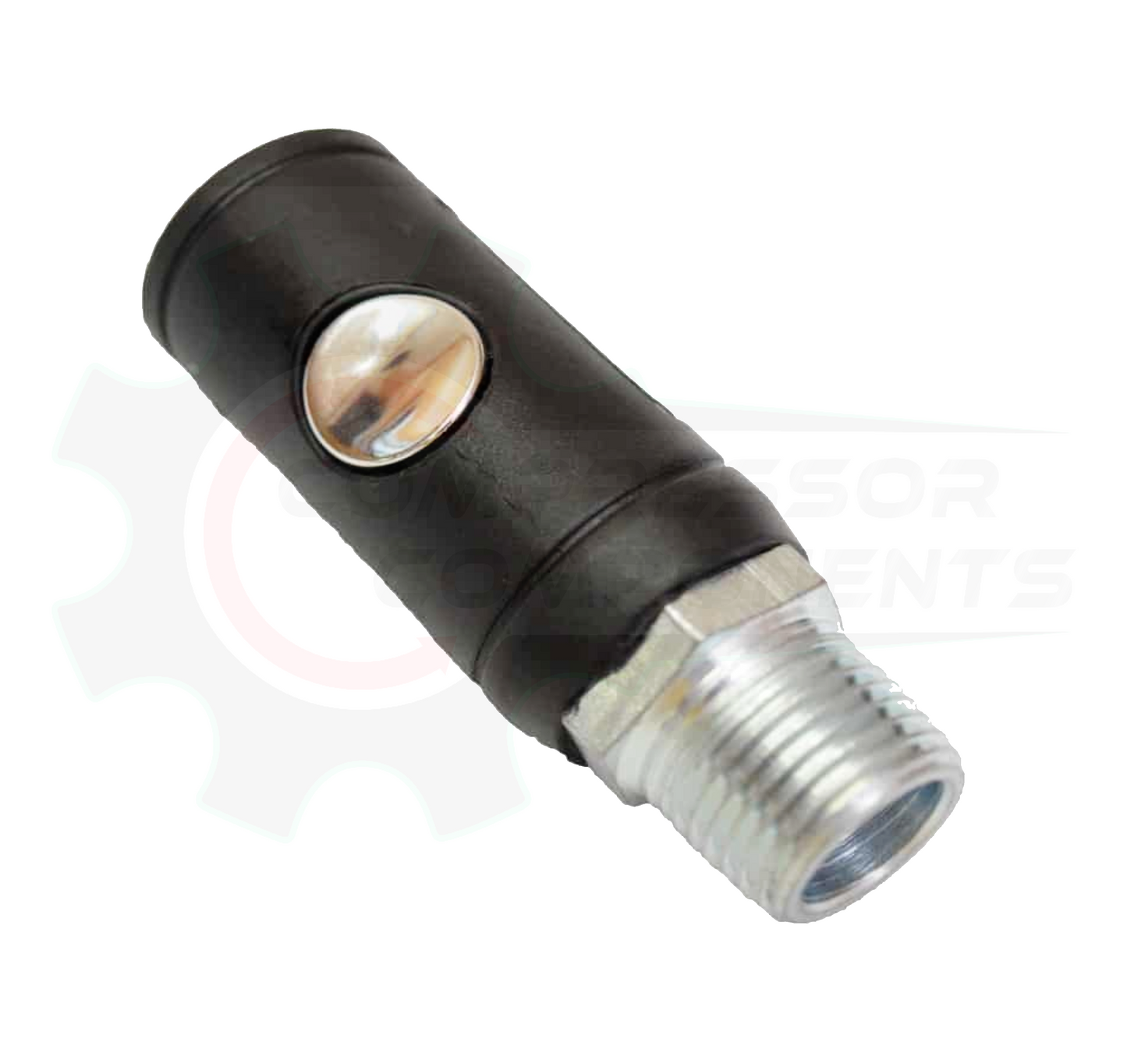 RapidAir K7241 (Type M) Push Button Quick Coupler - 1/4" BODY X 1/2" MNPT