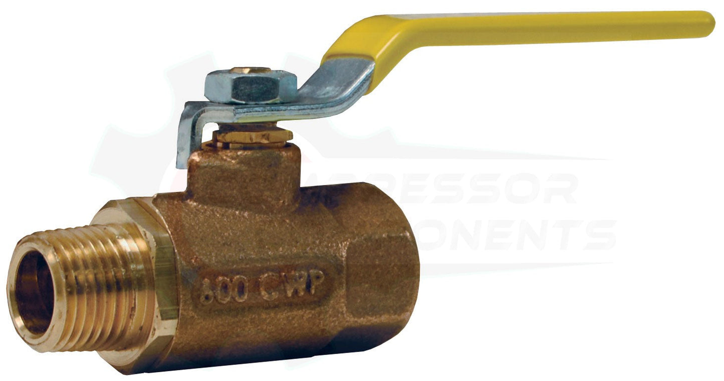 3/8" MNPT x 3/8" FNPT BALL VALVE
