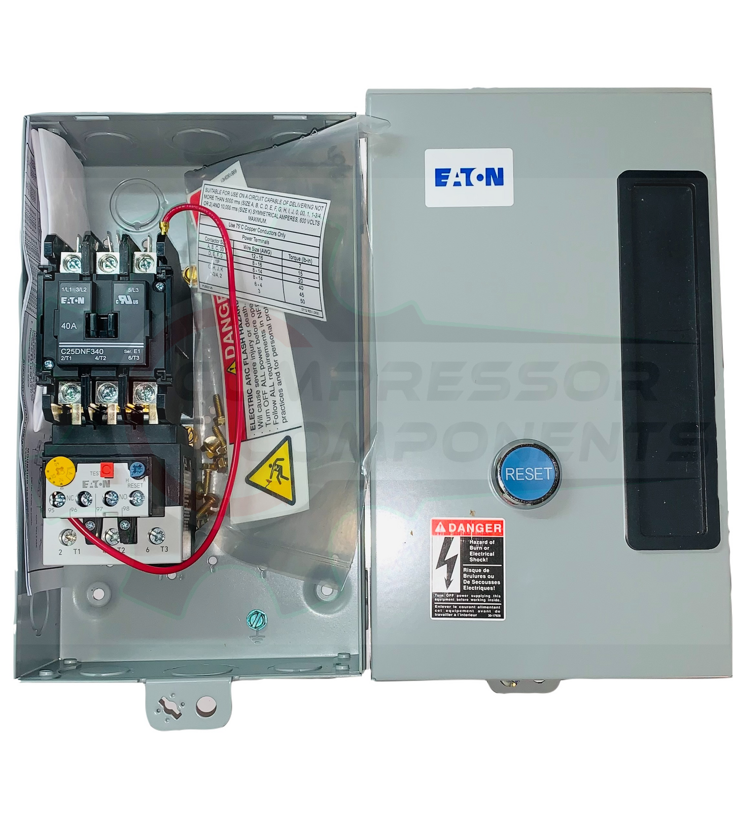 Eaton A27CGF40A-040 / THREE PHASE 110-120 VOLT COIL 40 AMP